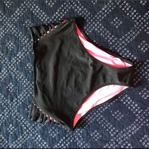 High-rise swimsuit bottoms
